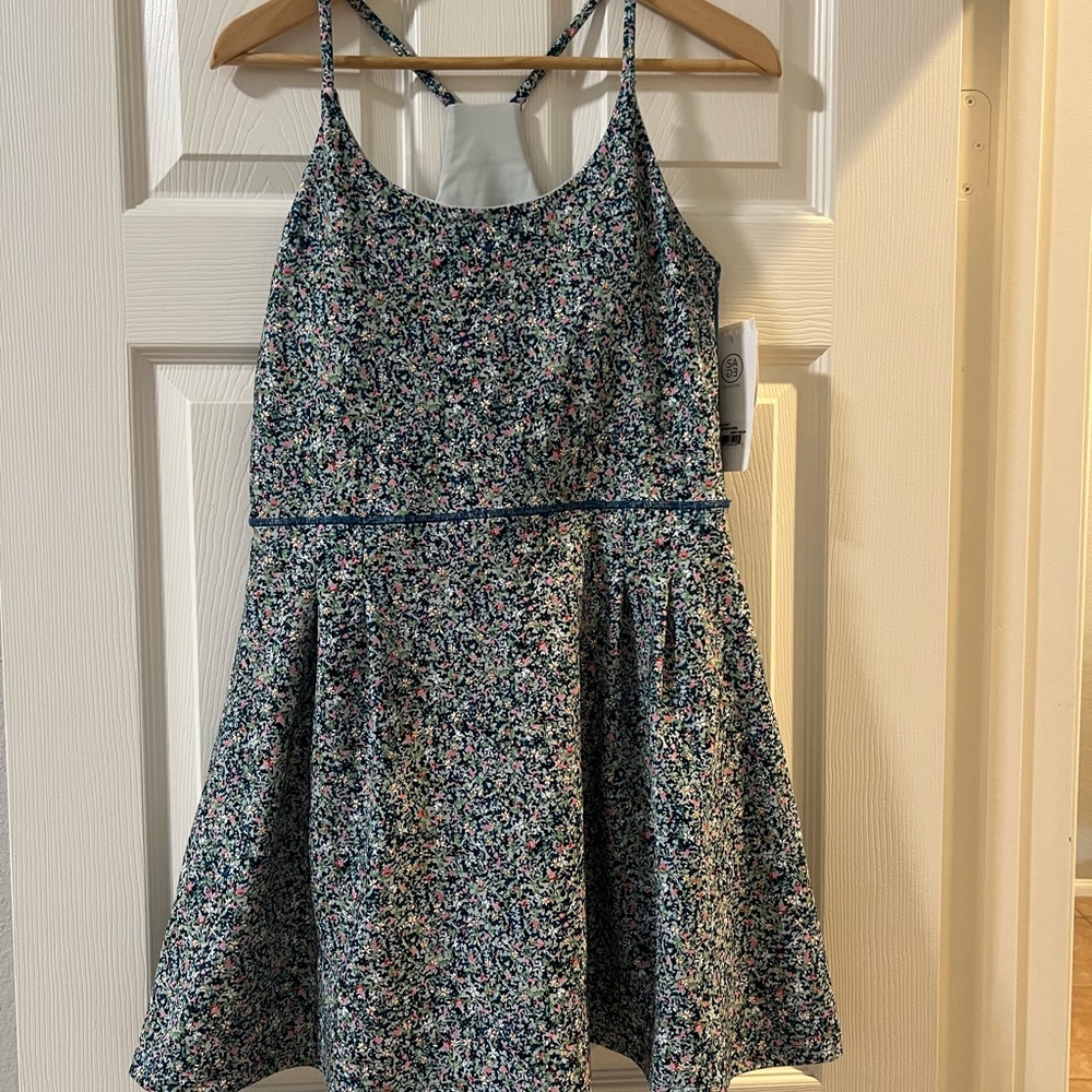 Floral Mini Dress - Blue Floral Sundress